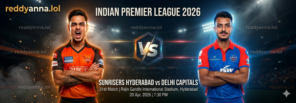 SRH vs DC betting id