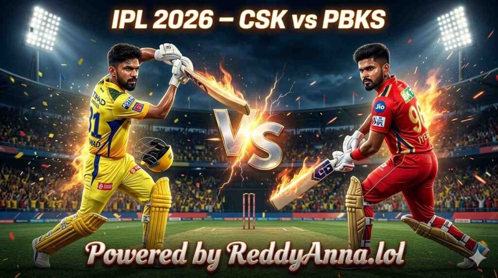 Reddy Anna Book IPL 2026 Prediction