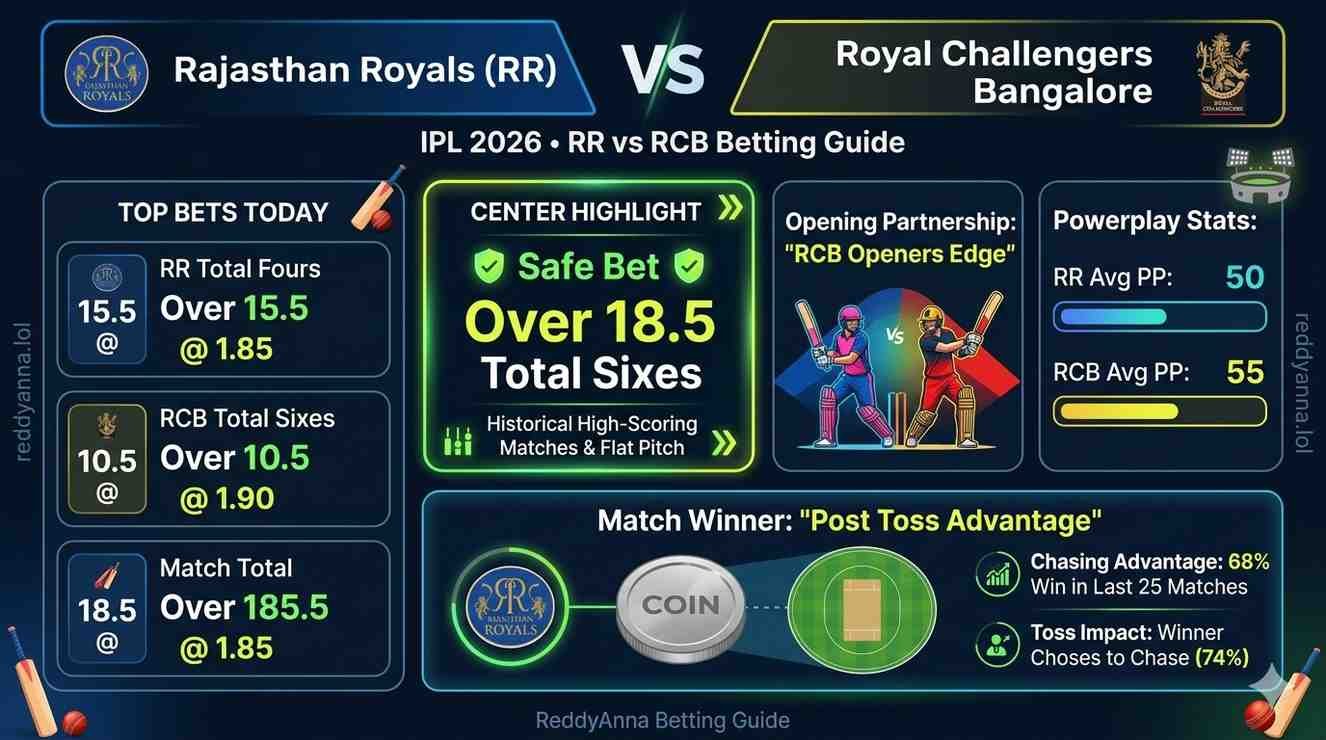 RR vs RCB betting guide