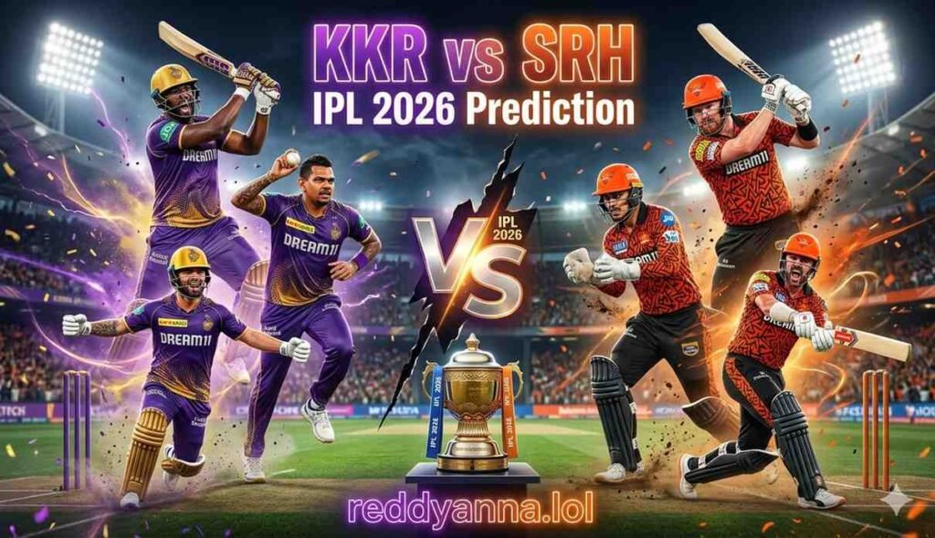KKR vs SRH Prediction 2026