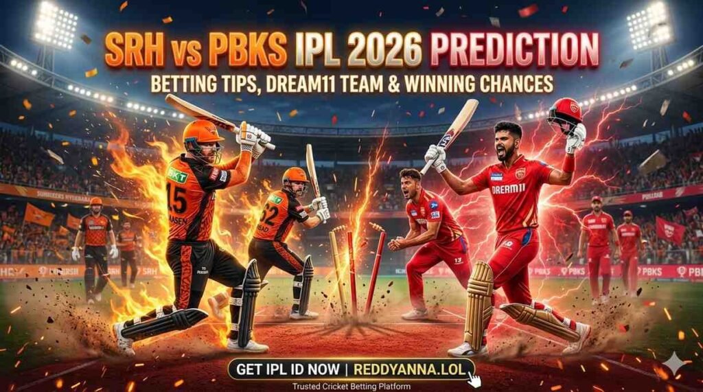 SRH vs PBKS betting 